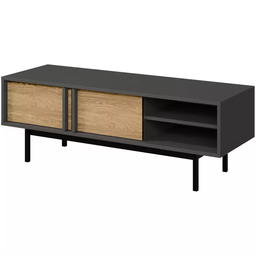 TV stolík 120 Alsy 10 Olejovaný dub/Antracit