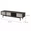 TV stolík 160 Alsy 9 Svetlobéžová/Antracit,2