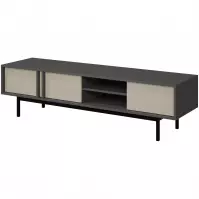 TV stolík 160 Alsy 9 Svetlobéžová/Antracyt