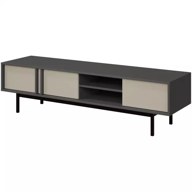 TV stolík 160 Alsy 9 Svetlobéžová/Antracyt