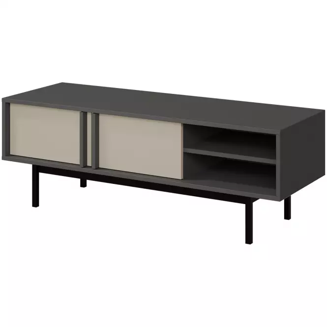 TV stolík 120 Alsy 10 Svetlobéžová/Antracyt