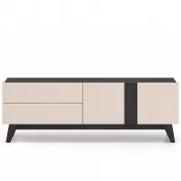 TV stolík Freshion 05 kashmir/čierna