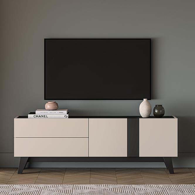 TV stolík Freshion 05 kashmir/čierna