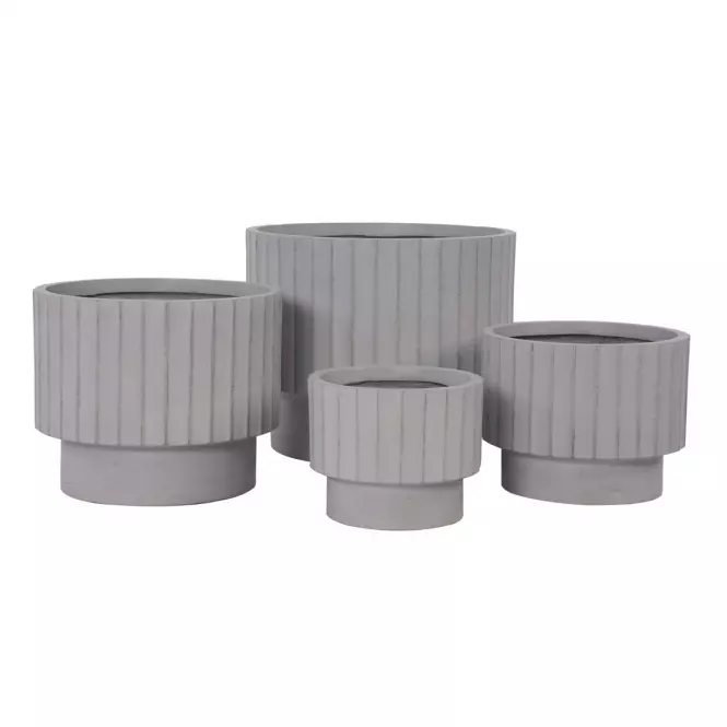 KVETINÁČ LT14879-4S 45X45X37 P294 ŠEDÝ