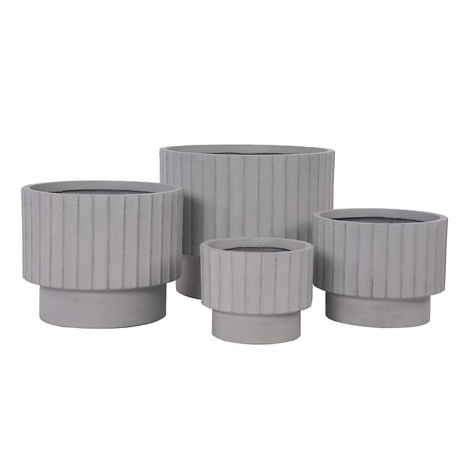 KVETINÁČ LT14879-4S 45X45X37 P294 ŠEDÝ