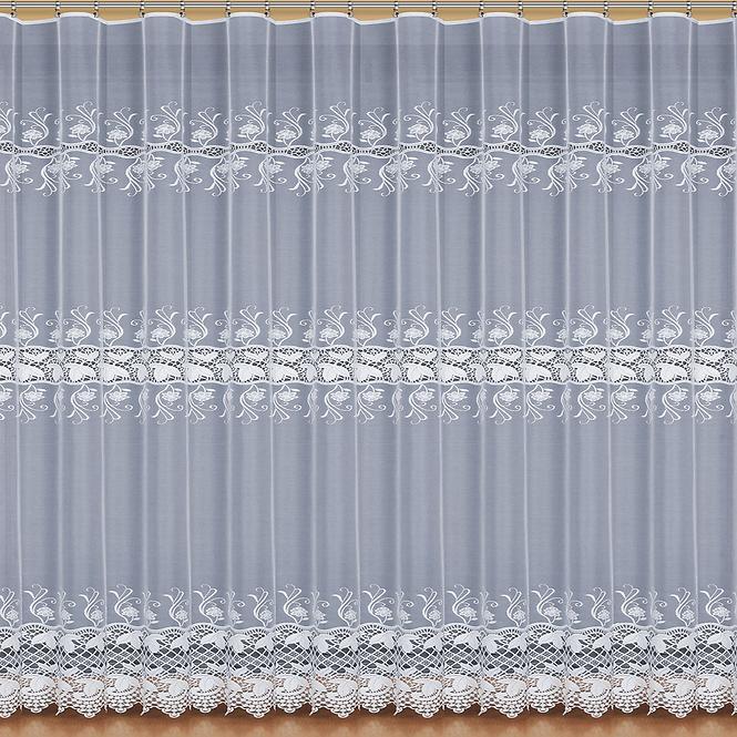Záclona žakárová  302520 150 biela Tovar na mieru,2