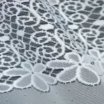 Záclona žakárová 345090 80 biela Tovar na mieru
