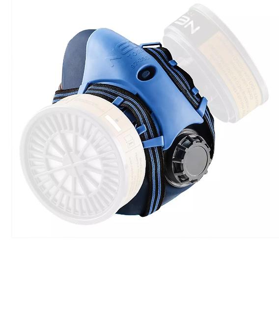 Silikónová polomaska ​​NEO s priestorom pre dva absorbéry,2