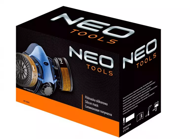 Silikónová polomaska ​​NEO s priestorom pre dva absorbéry,3