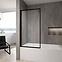 Vaňová zástena Lagos fix pevný 70x140 black,3