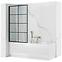 Vaňová zástena Lagos-1 fix pevný 80x140 black