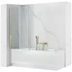 Vaňová zástena Elegant 70x140 gold