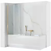Vaňová zástena Elegant 70x140 gold