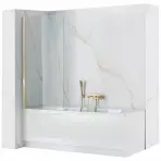 Vaňová zástena Elegant 80x140 gold