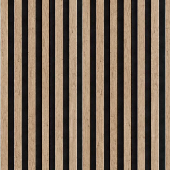 Akustické panely lamelové na plsti Dub Saragossa 30x265 cm