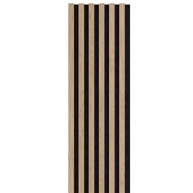 Akustické panely lamelové na plsti Dub Saragossa 30x265 cm