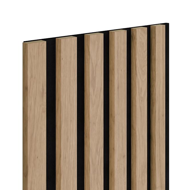 Akustické panely lamelové na plsti Dub Saragossa 30x265 cm