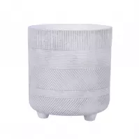 Kvetináč LC5006 biela 16x17,7 cm