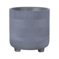 Kvetináč lc5006 sivý 19.5x21 cm
