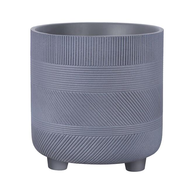Kvetináč lc5006 sivý 19.5x21 cm