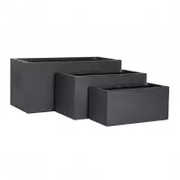 Kvetináč LT24683-3S 60x30x30 P190 čierna