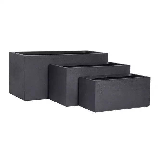Kvetináč LT24683-3S 60x30x30 P190 čierna