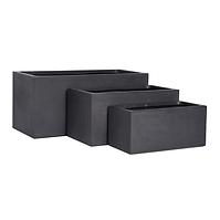 Kvetináč LT24683-3S 80x37x37 P190 čierna