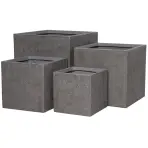 Kvetináč LT24948-BCDE 25x25x25 P300 káva