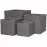 Kvetináč LT24948-BCDE 30x30x30 P300 káva