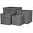 Kvetináč LT24948-BCDE 30x30x30 P300 káva