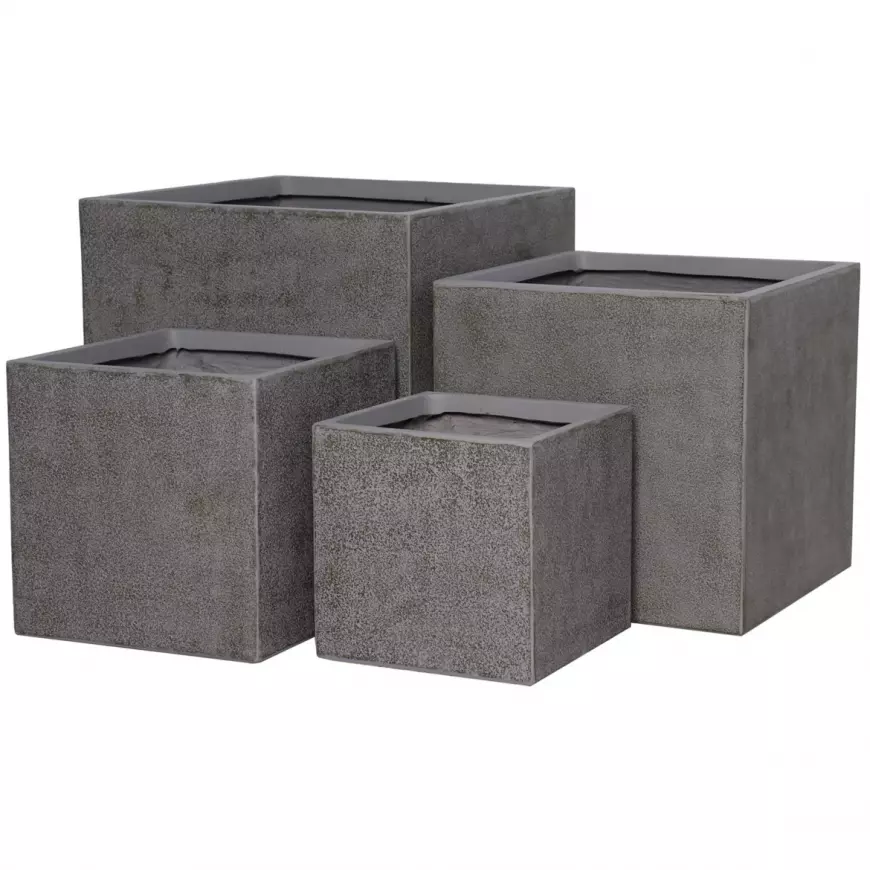 Kvetináč LT24948-BCDE 30x30x30 P300 káva