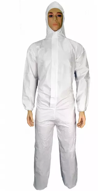 Jednodielny ochranný overal s kapucňou MICRO 5/6 XXL