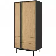 Skriňa Alsy 1 Olejovaný dub/Antracit