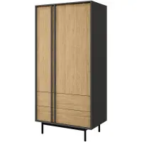 Skriňa Alsy 1 Olejovaný dub/Antracit