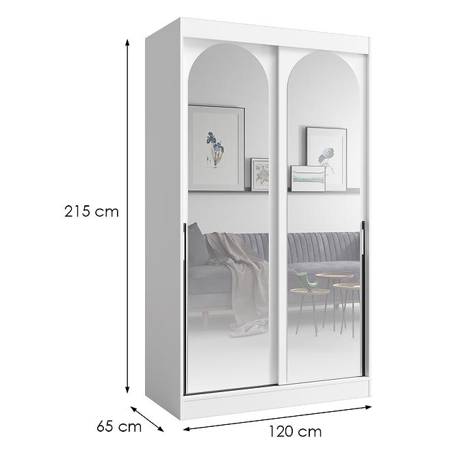 Skriňa 2d Modin 120 Biela,2