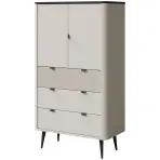 Skriňa Marly 6 Kašmír/Sivý kameň