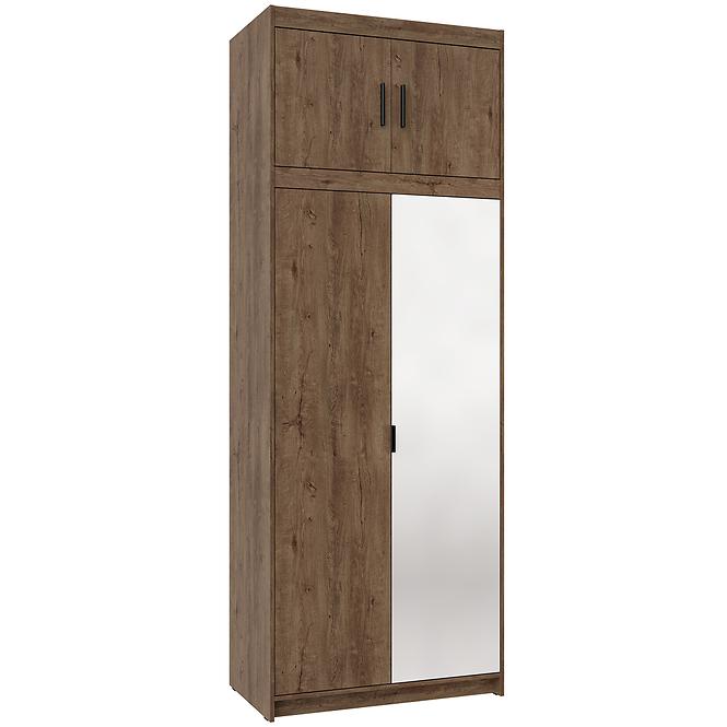 Skriňa Elena Dub Lefkas 2d-1d 1 Zrkadlo