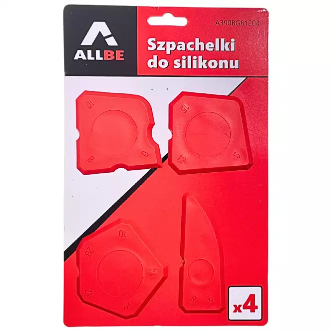 Špachtľa na silikón 4 ks
