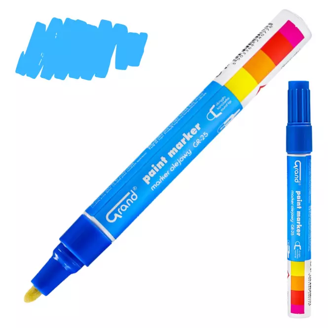 Stavebný popisovač olejový modrý
