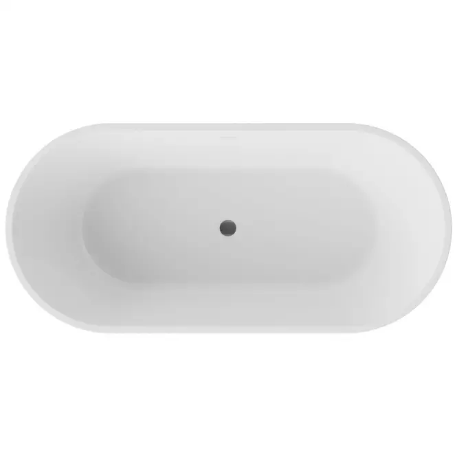 Voľne stojaca vaňa Deeva matt B&W 170/80 + sifón čierny mat
