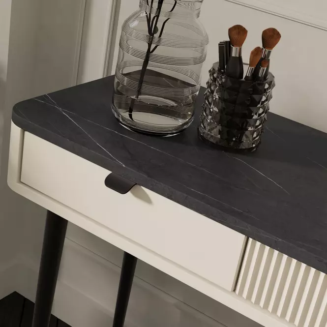 Písací stôl Marly 15 Kašmír/Sivý kameň