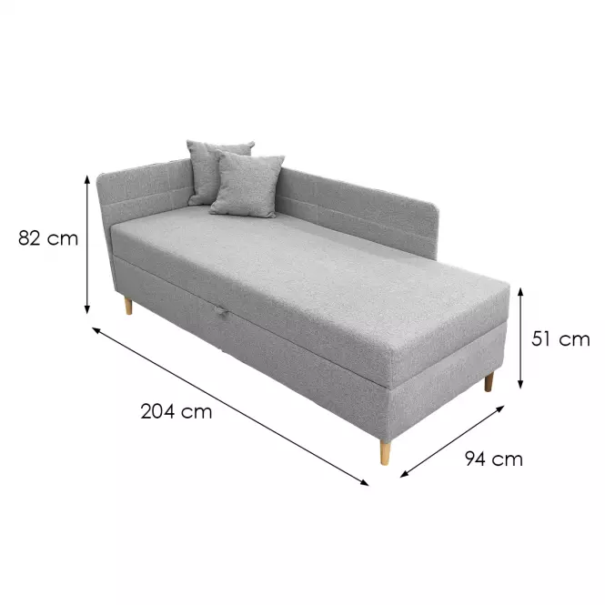 Posteľ Olimp Pocket L 90x200 Neve 85