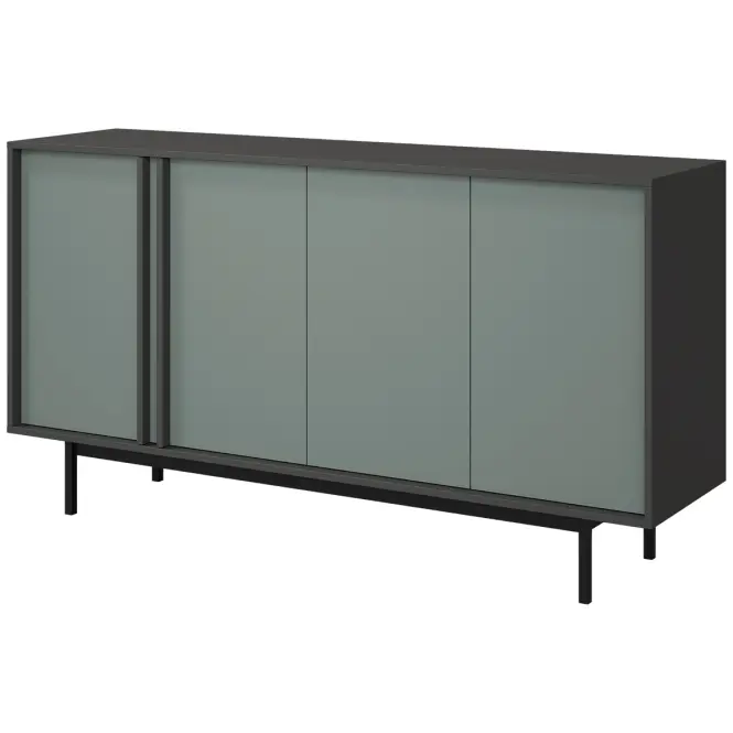 Komoda 160 Alsy 6 Aloe/Antracit