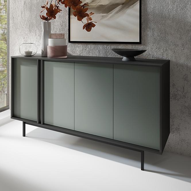 Komoda 160 Alsy 6 Aloe/Antracit