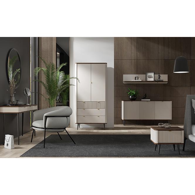 Komoda 160 Marly 7 3d orech/Kašmír,4