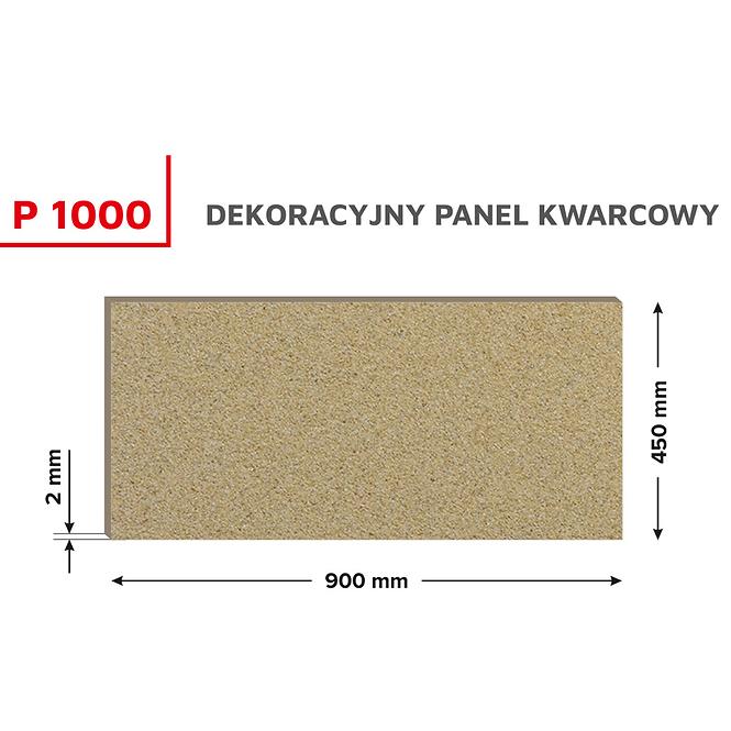 Dekoratívny kremenný panel P1000 0,45x0,9 m