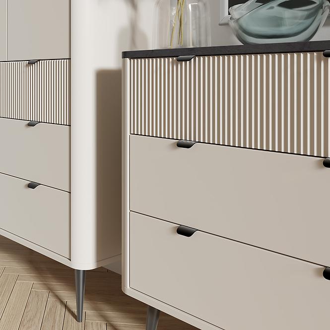 Komoda 90 Marly 11 3s orech/Kašmír,3