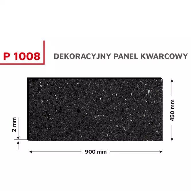 Dekoratívny kremenný panel P1008 0,45x0,9 m