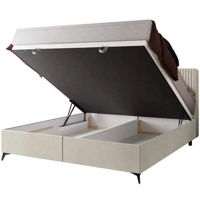 Posteľ Wave s topperom 140x200 Manila 01/Tilia 03,2