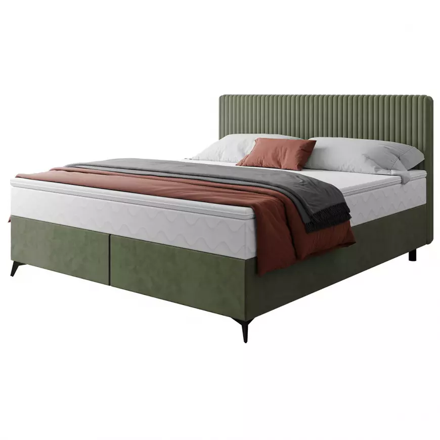 Posteľ Wave s topperom 140x200 Manila 34/Tilia 37